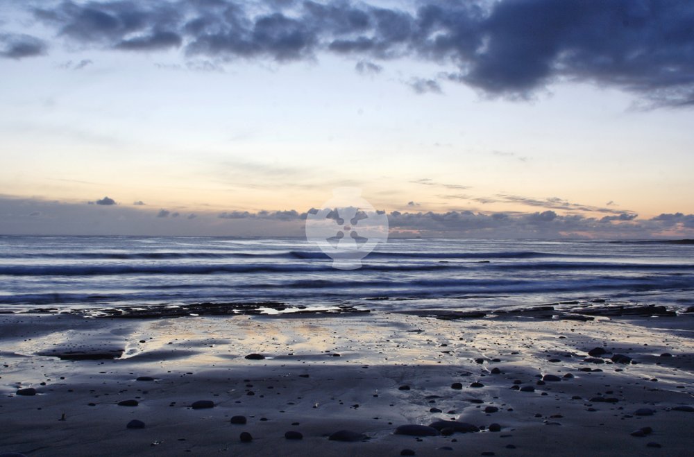Photo of sunset at Skaill bay, Orkney
